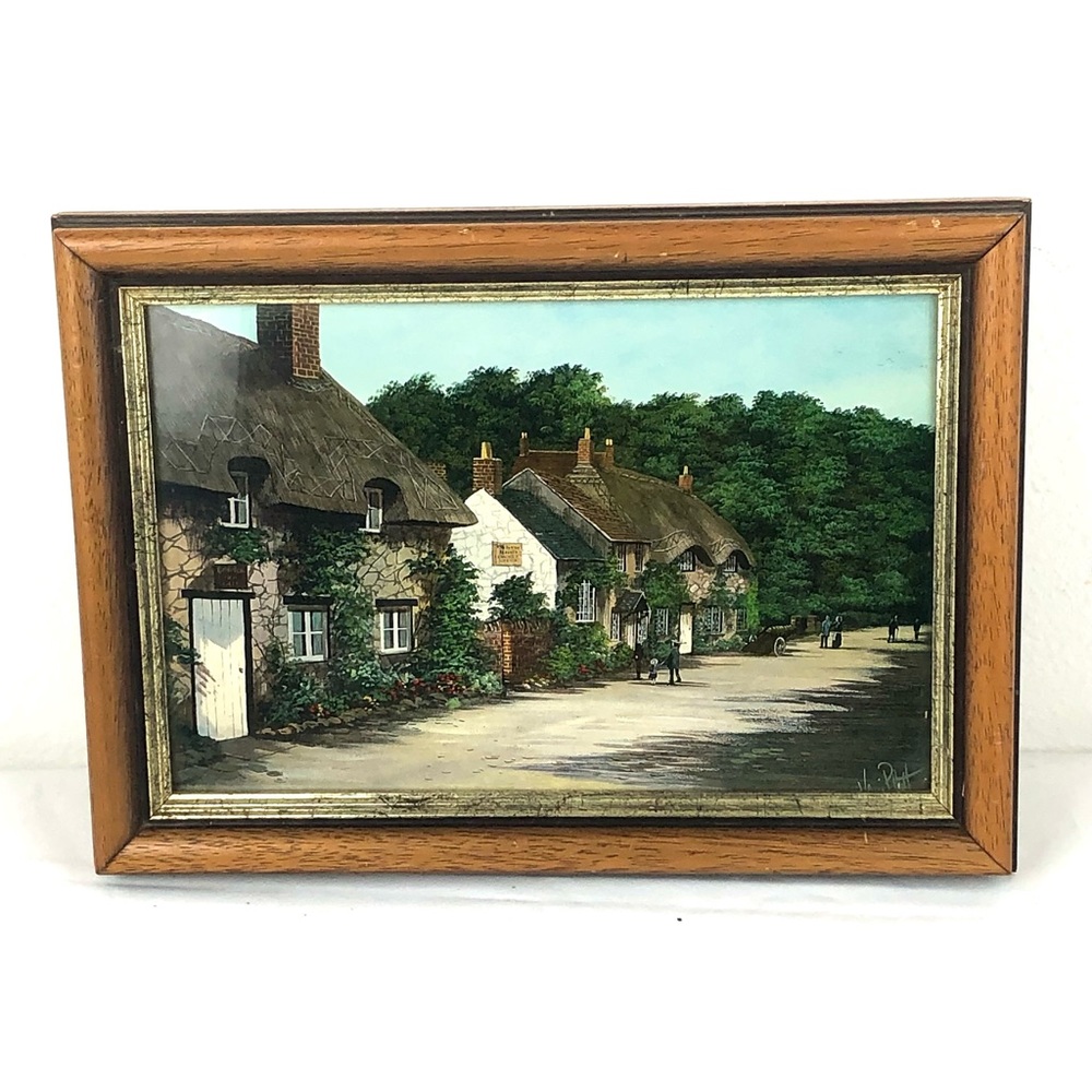 Vintage picture signed by Kevin Platt